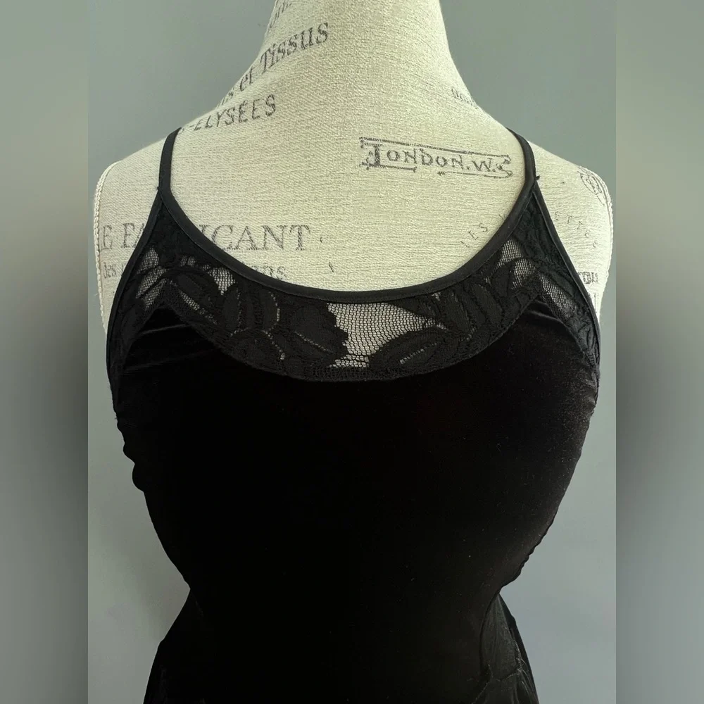 Free People stretch Velvet Dress size S